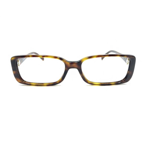 Prada VPR 11N AB6-1O1 Tortoise Brown Gold Eyeglasses Frames 54-16 135 Italy - Picture 6 of 12